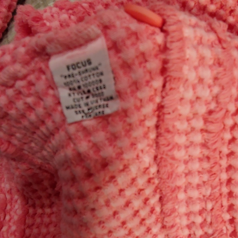 Focus 100% Cotton Fringed Pink Jacket - Picture 4 of 4